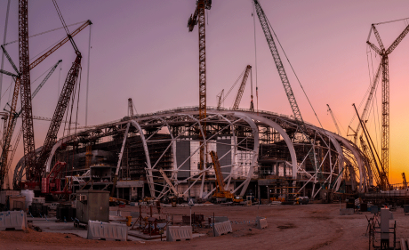 腾发设备闪耀中东，助力沙特阿美体育场建设